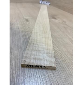 Клён Белый Явор, Волнистый заготовка накладки для бас-гитары Смешанный ААА Волна АА 8.5х69-53х730 мм-2