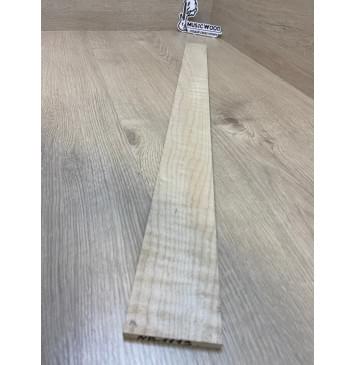 Клён Белый Явор, Волнистый заготовка накладки для бас-гитары Смешанный ААА Волна АА 8.5х69-53х730 мм-3