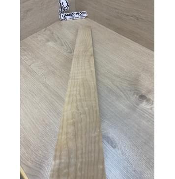 Клён Белый Явор, Волнистый заготовка накладки для бас-гитары Смешанный ААА Волна АА 8.5х69-53х730 мм-14