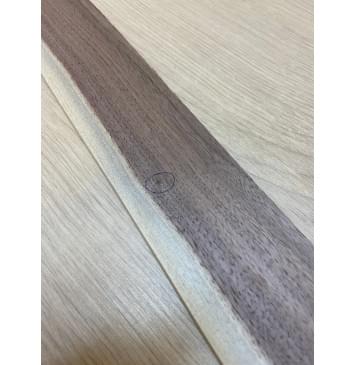 Орех Американский Заболонь заготовка накладки для электрогитары Смешанный А 10.5х62-60х525 мм (Уценка-сучок)-3