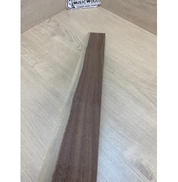 Орех Американский Заболонь заготовка накладки для электрогитары Смешанный А 10.5х62-60х525 мм (Уценка-сучок)-8