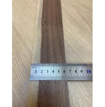 Орех Американский Заболонь заготовка накладки для электрогитары Смешанный А 10.5х62-60х525 мм (Уценка-сучок)-11