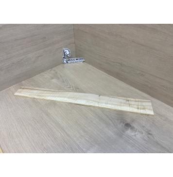 Клён Американский Волнистый заготовка накладки для электрогитары Радиал А Волна АА 8х75-62х610 мм (Уценка-сучки)-1