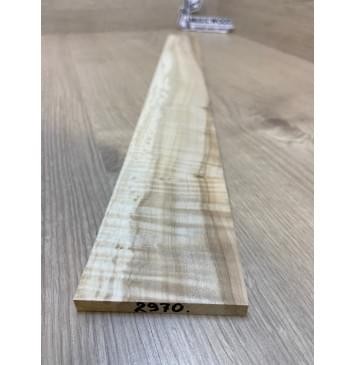 Клён Американский Волнистый заготовка накладки для электрогитары Радиал А Волна АА 8х75-62х610 мм (Уценка-сучки)-2