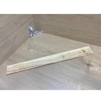Клён Американский Волнистый заготовка накладки для электрогитары Радиал А Волна АА 8х75-62х610 мм (Уценка-сучки)-0