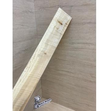 Клён Американский Волнистый заготовка накладки для электрогитары Радиал А Волна АА 8х75-62х610 мм (Уценка-сучки)-3