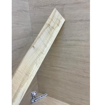 Клён Американский Волнистый заготовка накладки для электрогитары Радиал А Волна АА 8х75-62х610 мм (Уценка-сучки)-4