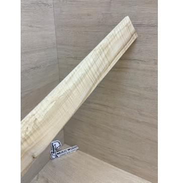 Клён Американский Волнистый заготовка накладки для электрогитары Радиал А Волна АА 8х75-62х610 мм (Уценка-сучки)-5