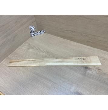 Клён Американский Волнистый заготовка накладки для электрогитары Смешанный А Волна А 8х72-50х610 мм-0