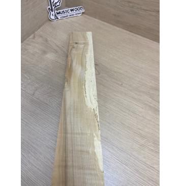 Клён Американский Волнистый заготовка накладки для электрогитары Смешанный А Волна А 8х72-50х610 мм-6