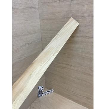 Клён Американский Волнистый заготовка накладки для электрогитары Смешанный А Волна А 8х72-50х610 мм-7