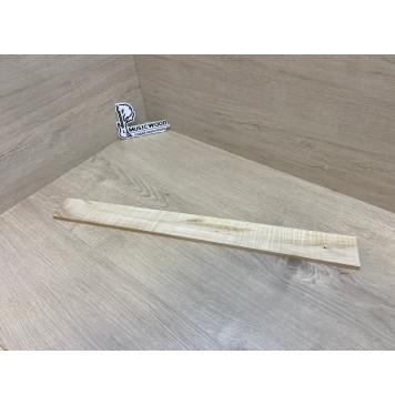 Клён Американский Волнистый заготовка накладки для электрогитары Радиал А Волна АА 9х60-52х565 мм (Уценка-сучки)-2