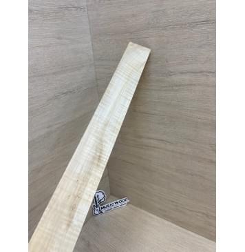 Клён Американский Волнистый заготовка накладки для электрогитары Радиал А Волна АА 9х60-52х565 мм (Уценка-сучки)-8