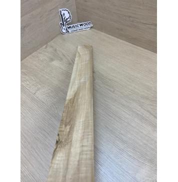 Клён Американский Волнистый заготовка накладки для электрогитары Радиал А Волна АА 9х60-52х565 мм (Уценка-сучки)-11