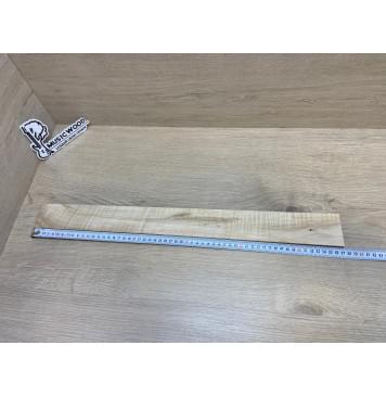 Клён Американский Волнистый заготовка накладки для электрогитары Радиал А Волна АА 9х60-52х565 мм (Уценка-сучки)-13