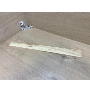 Клён Американский Волнистый заготовка накладки для электрогитары Радиал А Волна АА 9х60-50х590 мм (Уценка-сучки)-1