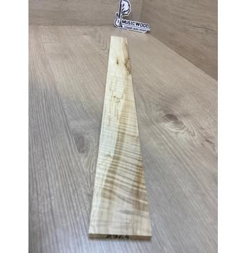 Клён Американский Волнистый заготовка накладки для электрогитары Радиал А Волна АА 9х60-50х590 мм (Уценка-сучки)-3