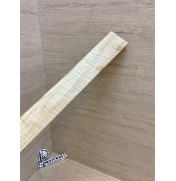 Клён Американский Волнистый заготовка накладки для электрогитары Радиал А Волна АА 9х60-50х590 мм (Уценка-сучки)-4