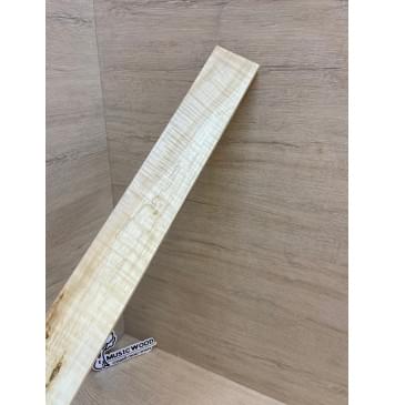 Клён Американский Волнистый заготовка накладки для электрогитары Радиал А Волна АА 9х60-50х590 мм (Уценка-сучки)-6