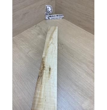 Клён Американский Волнистый заготовка накладки для электрогитары Радиал А Волна АА 9х60-50х590 мм (Уценка-сучки)-5