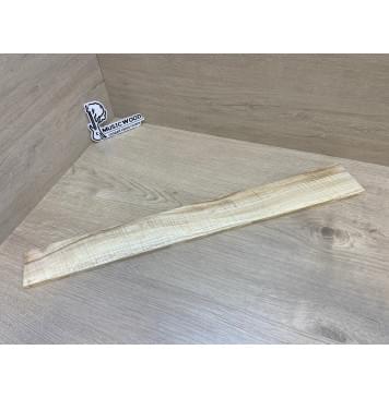 Клён Американский Волнистый заготовка накладки для электрогитары Радиал АА Волна ААА 9х80-67х615 мм-2