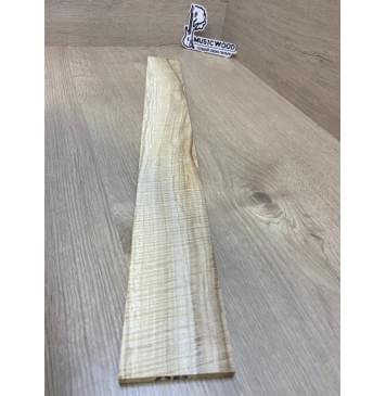 Клён Американский Волнистый заготовка накладки для электрогитары Радиал АА Волна ААА 9х80-67х615 мм-4