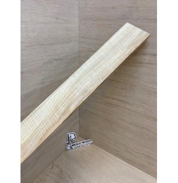 Клён Американский Волнистый заготовка накладки для электрогитары Радиал АА Волна ААА 9х80-67х615 мм-6