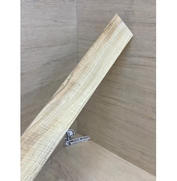 Клён Американский Волнистый заготовка накладки для электрогитары Радиал АА Волна ААА 9х80-67х615 мм-8