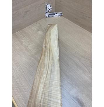 Клён Американский Волнистый заготовка накладки для электрогитары Радиал АА Волна ААА 9х80-67х615 мм-15