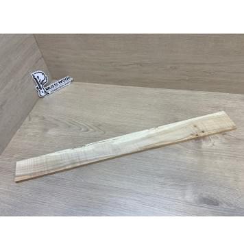 Клён Американский Волнистый заготовка накладки для электрогитары Радиал А Волна А 9.2х67-57х610 мм (Уценка-сучки)-0