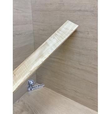 Клён Американский Волнистый заготовка накладки для электрогитары Радиал А Волна А 9.2х67-57х610 мм (Уценка-сучки)-5