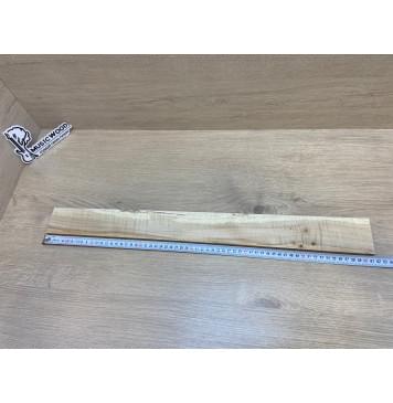 Клён Американский Волнистый заготовка накладки для электрогитары Радиал А Волна А 9.2х67-57х610 мм (Уценка-сучки)-13