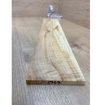 Клён Американский Волнистый заготовка накладки для электрогитары Смешанный А Волна АА 9.2х108х553 мм (Уценка-сучки)-1