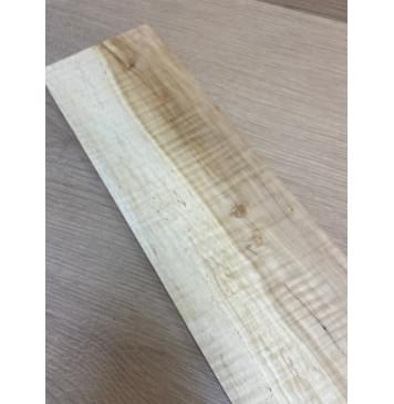 Клён Американский Волнистый заготовка накладки для электрогитары Смешанный А Волна АА 9.2х108х553 мм (Уценка-сучки)-5