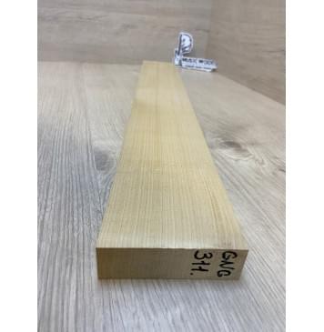 Клён Печёный 150 гр заготовка грифа безголовой гитары Радиал АА 26х90-87х630 мм-1