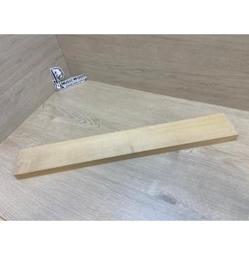 Клён Печёный 150 гр заготовка грифа безголовой гитары Радиал АА 26х90-87х630 мм-0