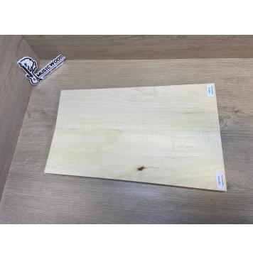 Клён Белый Явор, Волнистый заготовка на топ для Тревел гитары Смешанный АА Волна А 23х140-123х435 мм - 2 шт (книжкой) Уценка-потемнения с обратной стороны-7