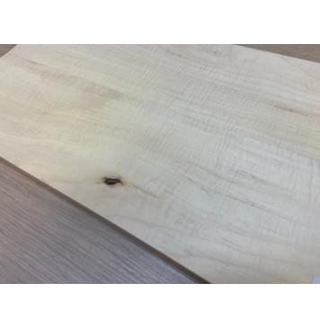 Клён Белый Явор, Волнистый заготовка на топ для Тревел гитары Смешанный АА Волна А 23х140-123х435 мм - 2 шт (книжкой) Уценка-потемнения с обратной стороны-5