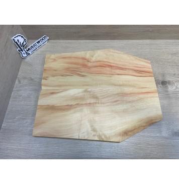 Клён Американский заготовка на топ под заливку для Тревел гитары Смешанный ААА 18х172-153-105х390 мм - 2шт.(книжкой)-0