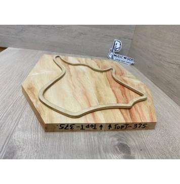 Клён Американский заготовка на топ под заливку для Тревел гитары Смешанный ААА 18х172-153-105х390 мм - 2шт.(книжкой)-1