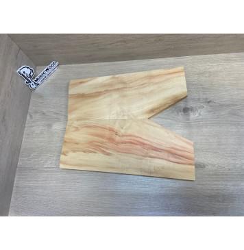 Клён Американский заготовка на топ под заливку для Тревел гитары Смешанный ААА 18х172-153-105х390 мм - 2шт.(книжкой)-6