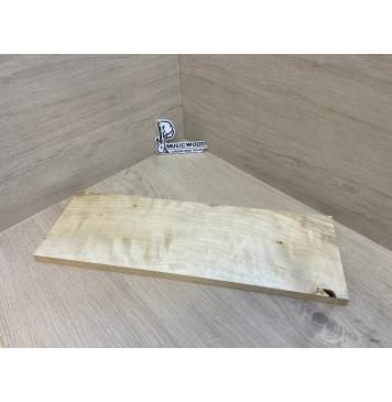 Берёза Пламенная заготовка на топ Смешанный АА Волна А 18х177х535 мм (1шт под распил)-0