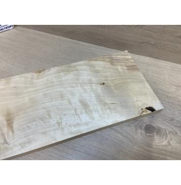 Берёза Пламенная заготовка на топ Смешанный АА Волна А 18х177х535 мм (1шт под распил)-1