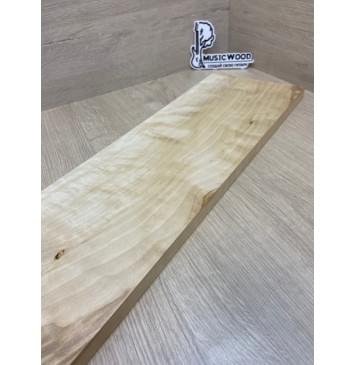 Берёза Пламенная заготовка на топ Смешанный АА Волна А 18х177х535 мм (1шт под распил)-4