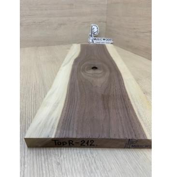 Орех Американский Заболонь заготовка на топ под заливку Тангент А 18х197х555 мм (1шт под распил) АКЦИЯ-1