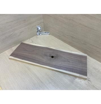 Орех Американский Заболонь заготовка на топ под заливку Тангент А 18х197х555 мм (1шт под распил) АКЦИЯ-4