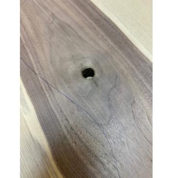 Орех Американский Заболонь заготовка на топ под заливку Тангент А 18х197х555 мм (1шт под распил) АКЦИЯ-6