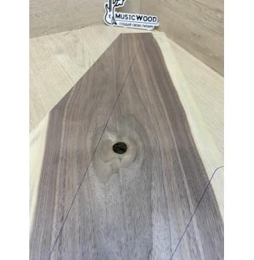 Орех Американский Заболонь заготовка на топ под заливку Тангент А 18х237-97х560 мм (1шт под распил) АКЦИЯ-2