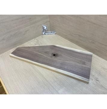 Орех Американский Заболонь заготовка на топ под заливку Тангент А 18х237-97х560 мм (1шт под распил) АКЦИЯ-5
