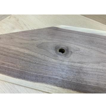 Орех Американский Заболонь заготовка на топ под заливку Тангент А 18х237-97х560 мм (1шт под распил) АКЦИЯ-6